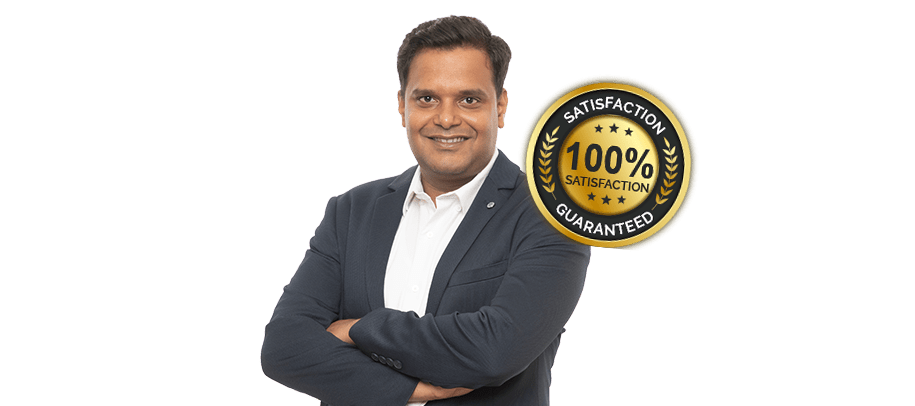 100% Money Back Guarantee Stamp